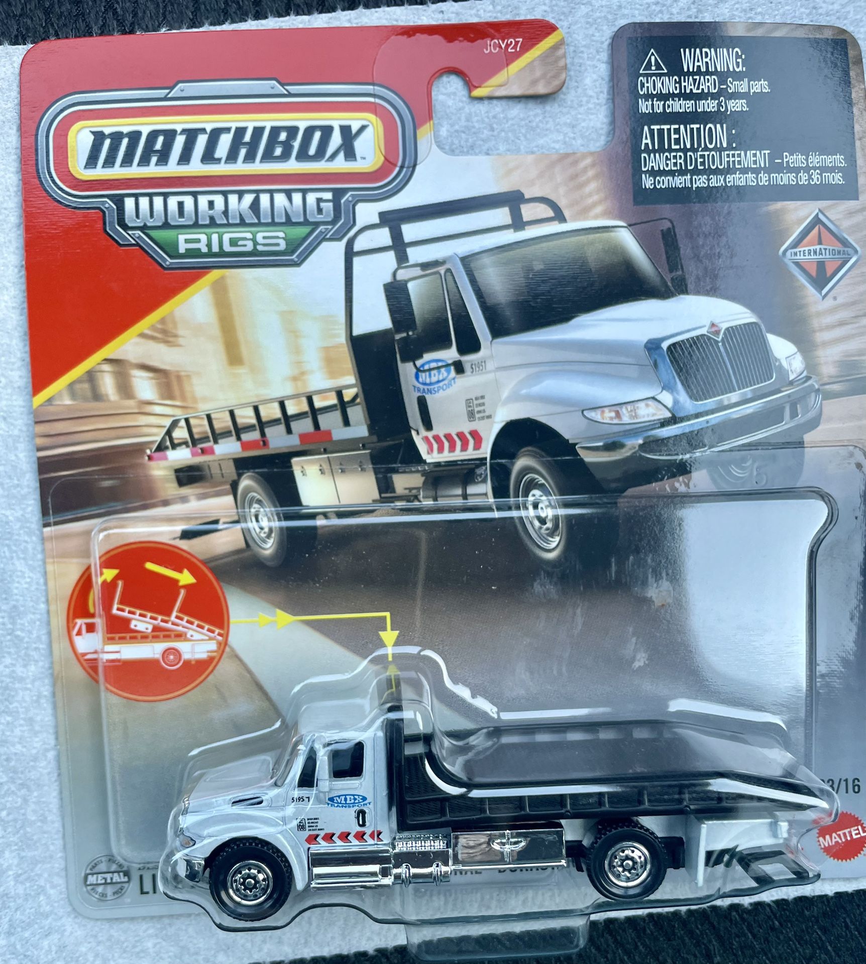 MATCHBOX WORKING RIGS INTERNATIONAL DURASTAR 4400 FLATBED TRUCK🔥🔥