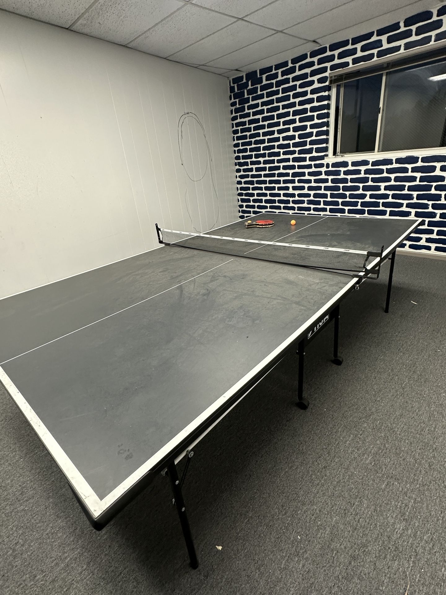 Ping Pong Table And White Boards