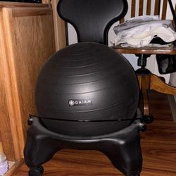 Classic Balance Ball Chair Exercise Stability Yoga Ball Premium Ergonomic Chair