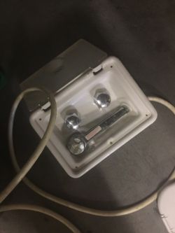 Hidden boat hose