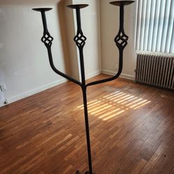 Wrought Iron Candelabra 