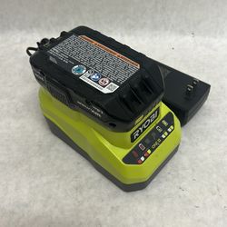 Ryobi 1.5 AH battery and charger