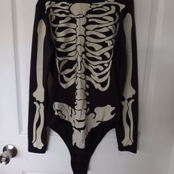 Vintage Hot Topic Skeleton Body Suit