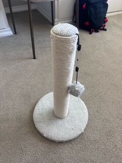 Cat scratching tree