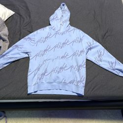Jordan Full Print Hoodie (Large)  Light Purple