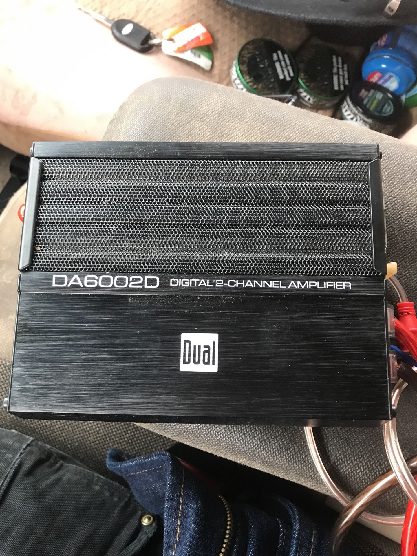 dual da6002d dual amplifier 2 ch class d 600w max 80w x 2 4ohms for Sale in LEWIS MCCHORD, WA