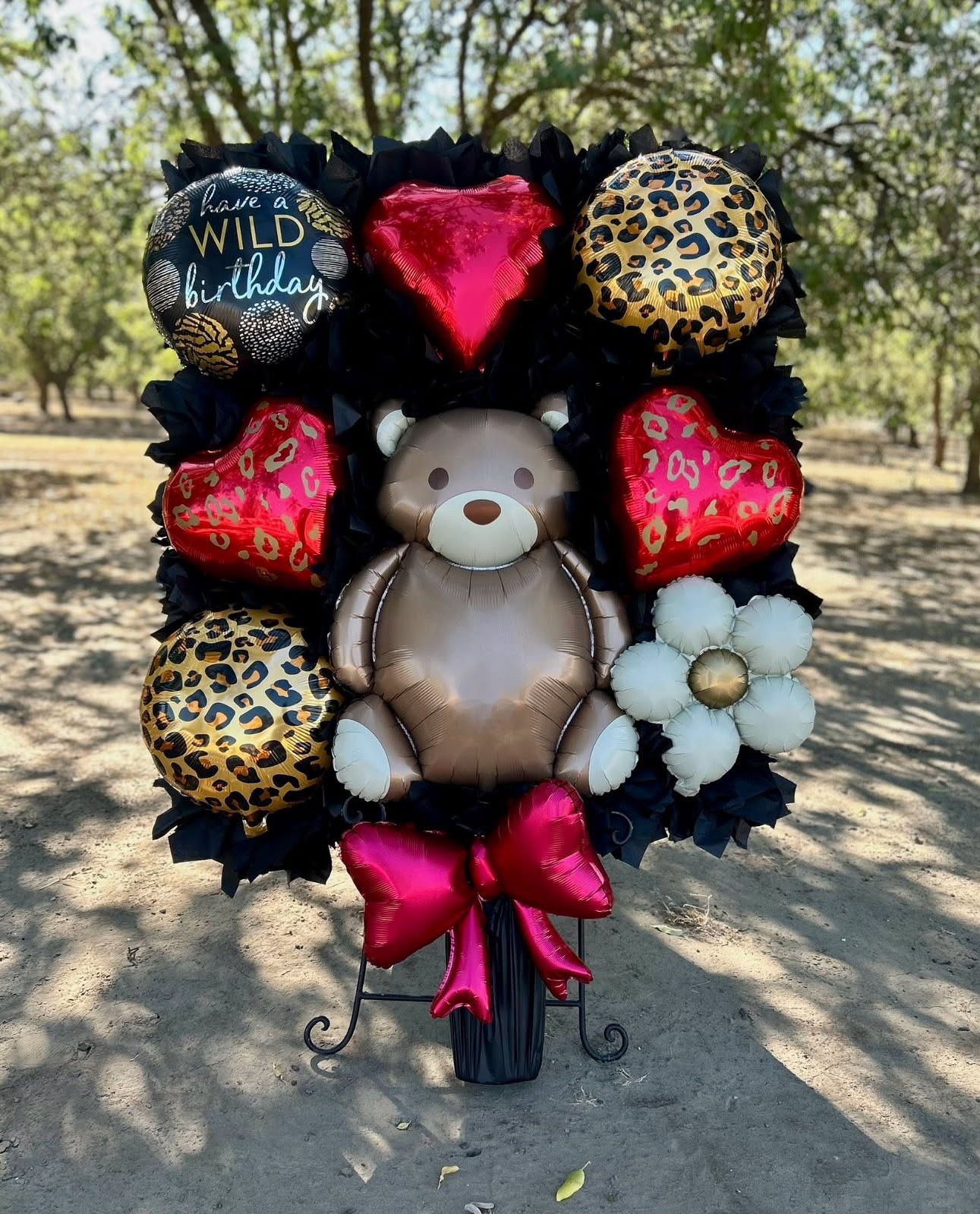 Cheetah Balloon Bouquets 