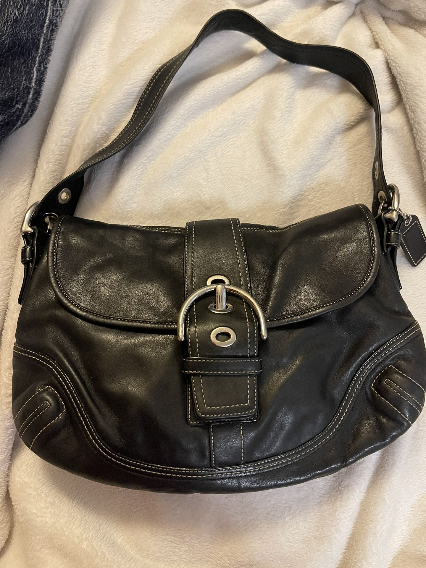 Vintage Coach Black Bag
