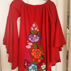 Beautiful Red Dress Off The Shoulders