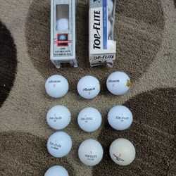 Golf Balls/Various Brands/Total Of 15