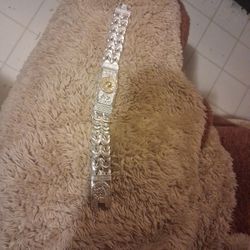 3.5oz .925 Mens Silver Bracelet 