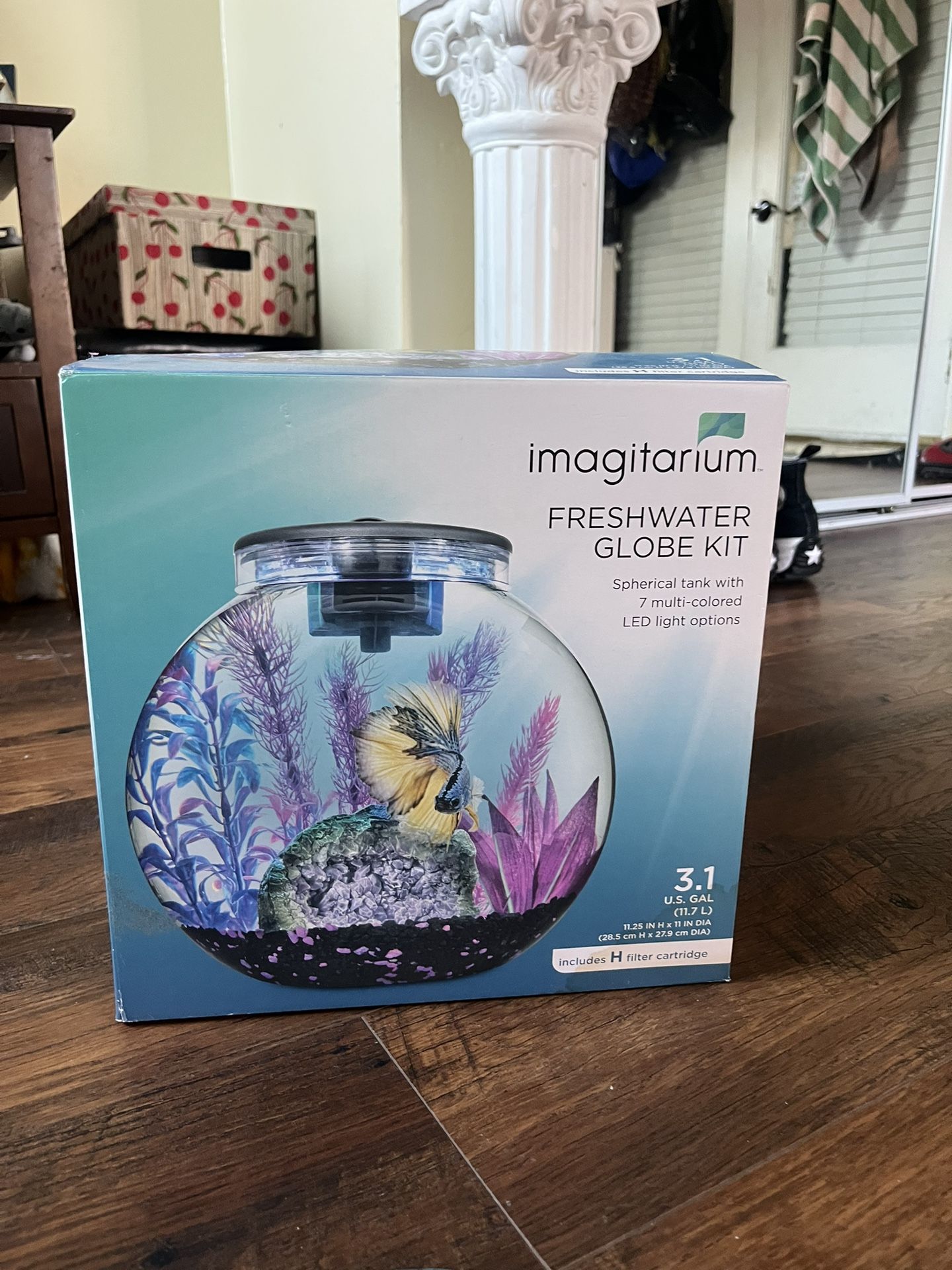 Imagitarium 3.1 gallon Freshwater Globe Kit