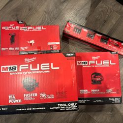 New Milwaukee Power Tools bundle, Tools Only No Batteries 