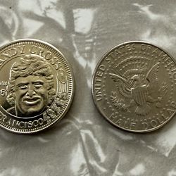 1994-95 SF 'Then & Now' 49ers Limited Edition Coins Randy Cross