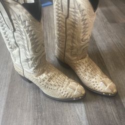 Dan Post Genuine leather Gator Skin Boots - Size 11