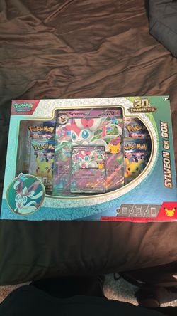 30th Celebration Sylveon Ex Box Pokemon TCG