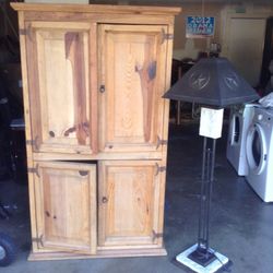 Beautiful TV Western lamp and Armoire