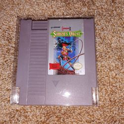 Castlevania 2 Nes Cleaned And Tested Minor Label Damage. 