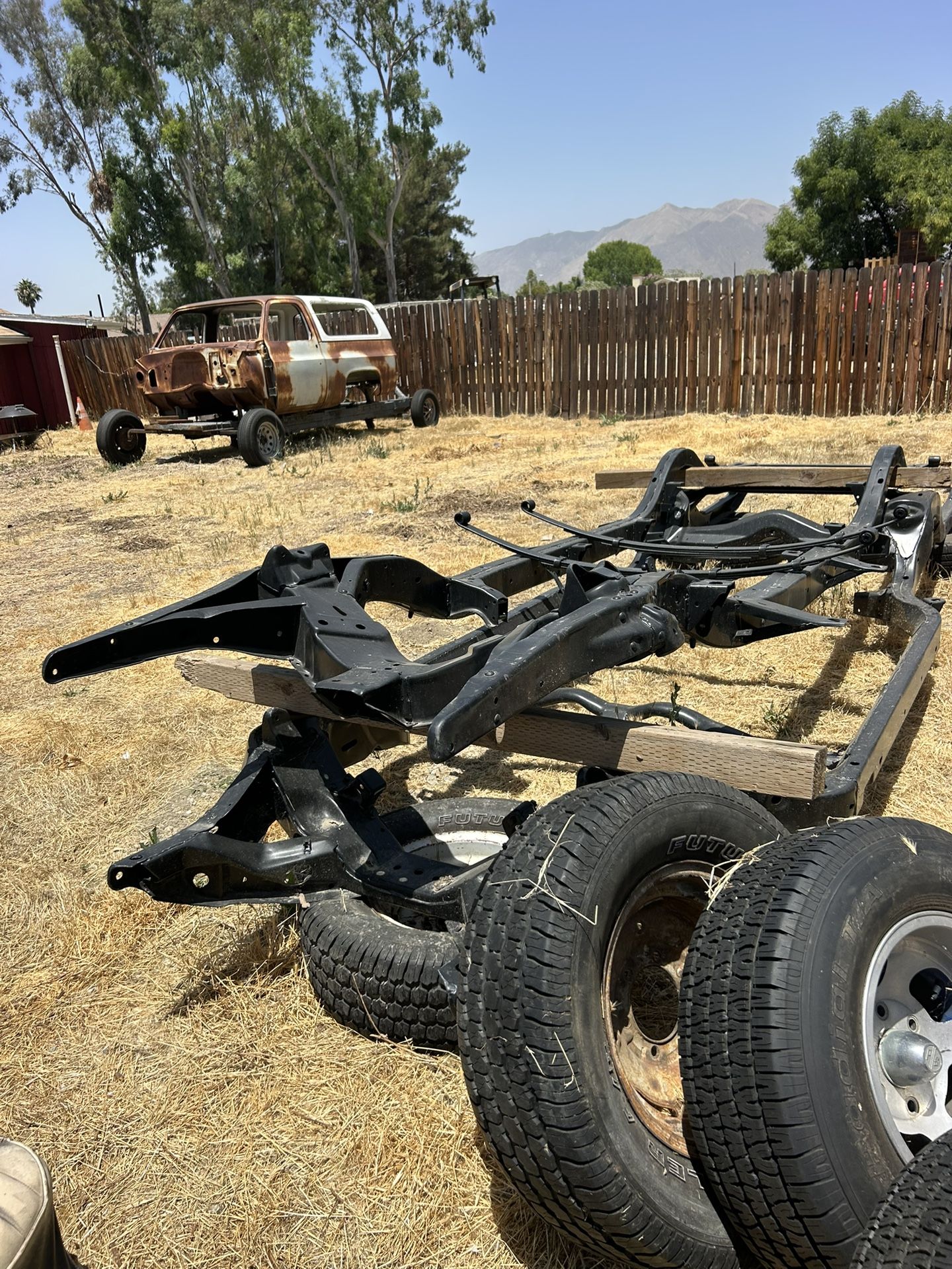 1955/57 Chevy 210 Frame Powder Coated Parts