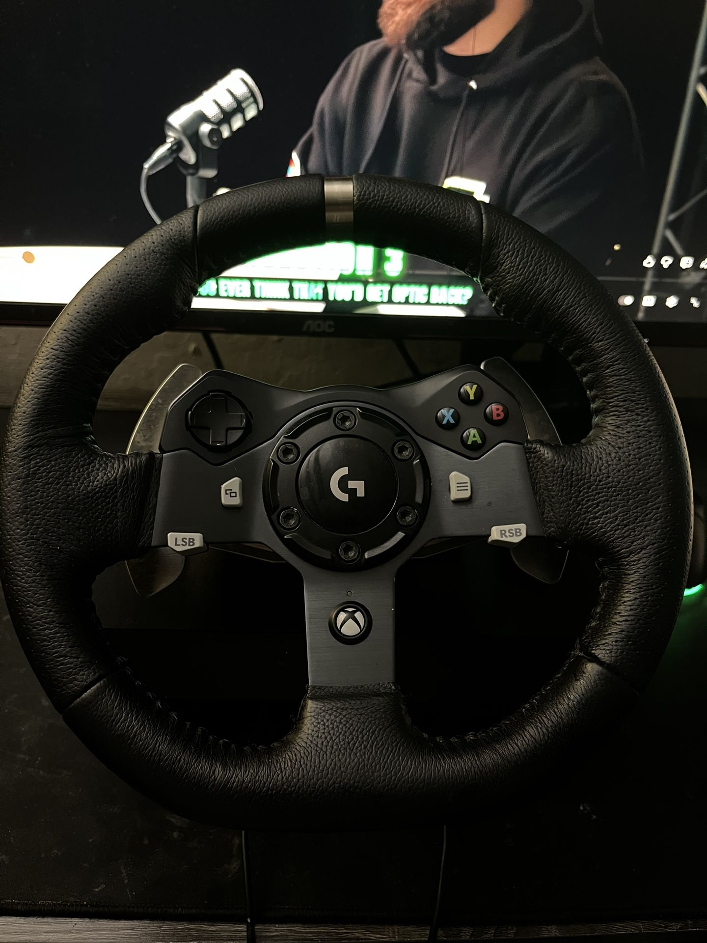 Logitech G920 Gaming Wheel And Peddles (shifter Is Extra)