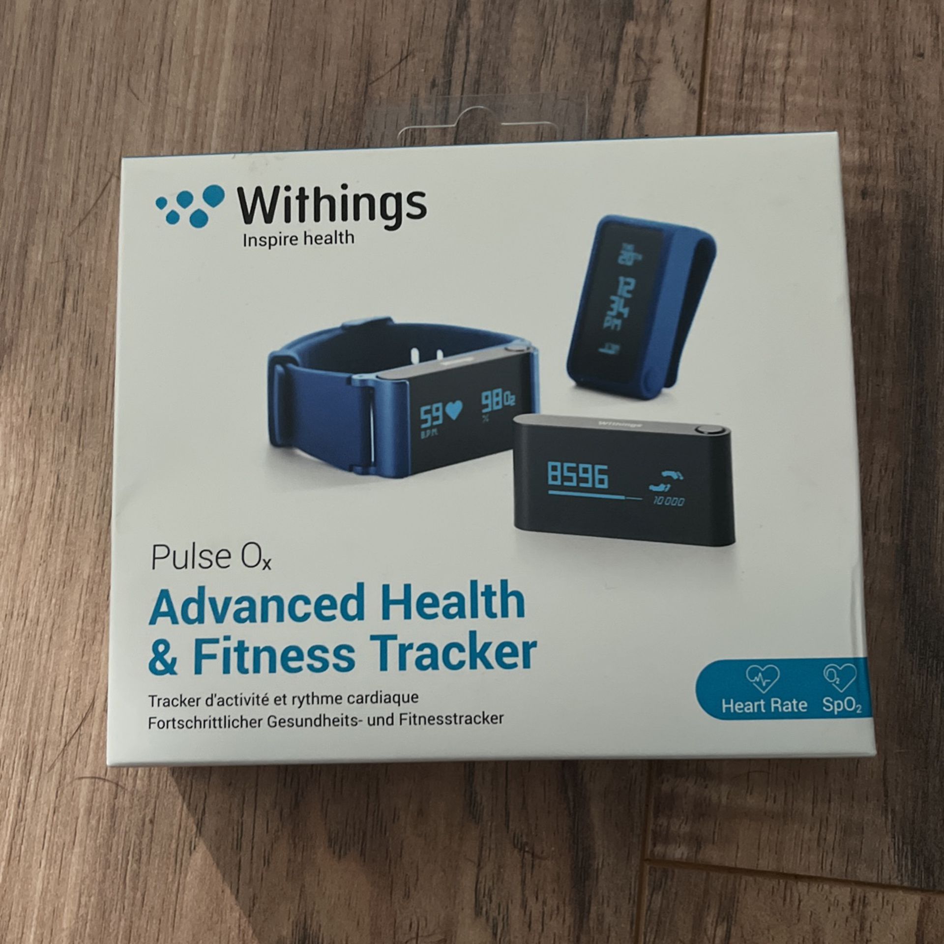 WITHINGS Pulse Ox Advanced Health & Fitness Tracker NEW IN SEALED BOX