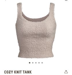 SKIMS Cozy Knit Tank L/XL Stone
