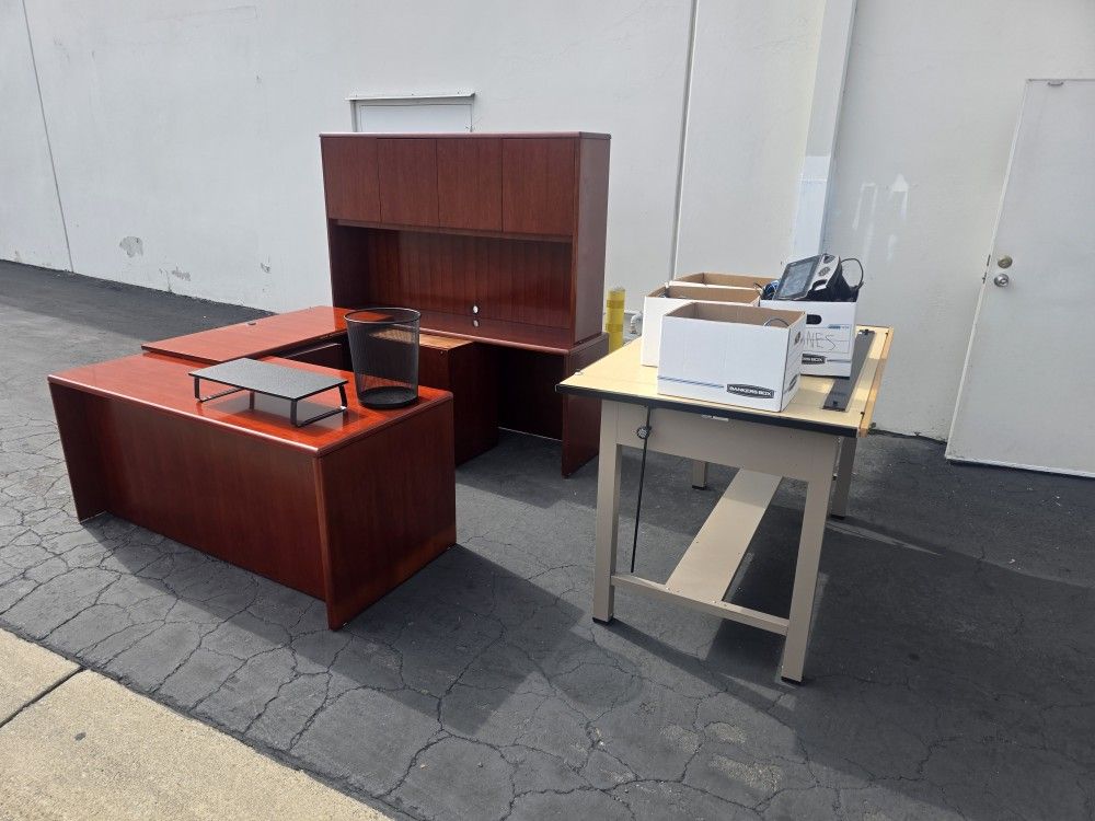 Free office furniture and drafting table 