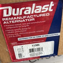 Duralast Alternator (defective doesn’t work)