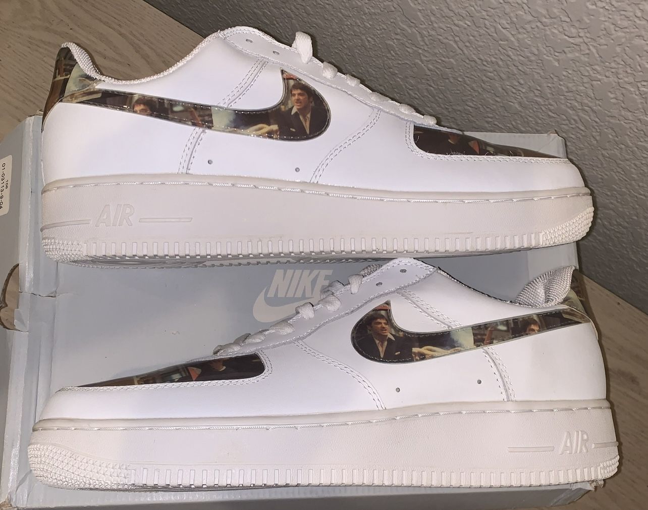 RARE NIKE AIR FORCE LOW (SCARFACE/AL PACINO) SIZE 13