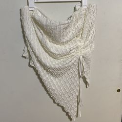 SHEIN Plus Size 4XL Drawstring Asymmetrical Top