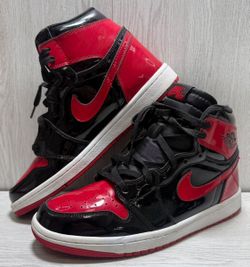 Nike Air Jordan 1 Retro High OG Patent Bred Shoes - Size 10 - No Box (A1G014095)