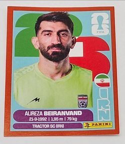 IRN 2 RED FIFA WORLD CUP 2026 STICKERS FIGURITAS BARAJITA