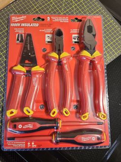 Milwaukee 5pc 1000V Insulated Hand Tool Set