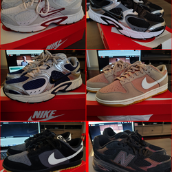 $325 FOR ALL 6 PAIR, SIZE 10.5