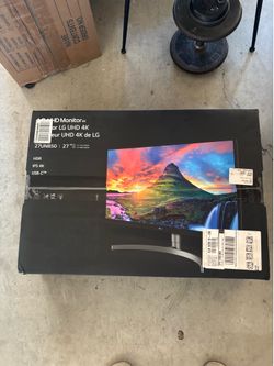 BRAND NEW SEALED LG 27" 4K UHD IPS Monitor (27UN850) - USB-C, HDR
