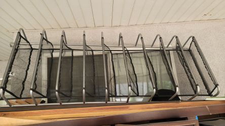Behind door shoe rack