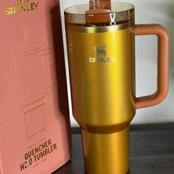 New Limited Edition STANLEY Quencher H2.0 Tumbler Copper Tinsel Cold & Hot IN THE BOX!