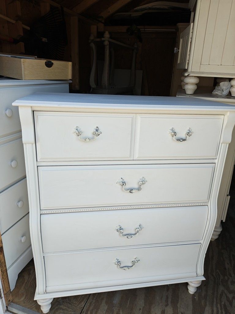 Solid Wood Tall Dresser