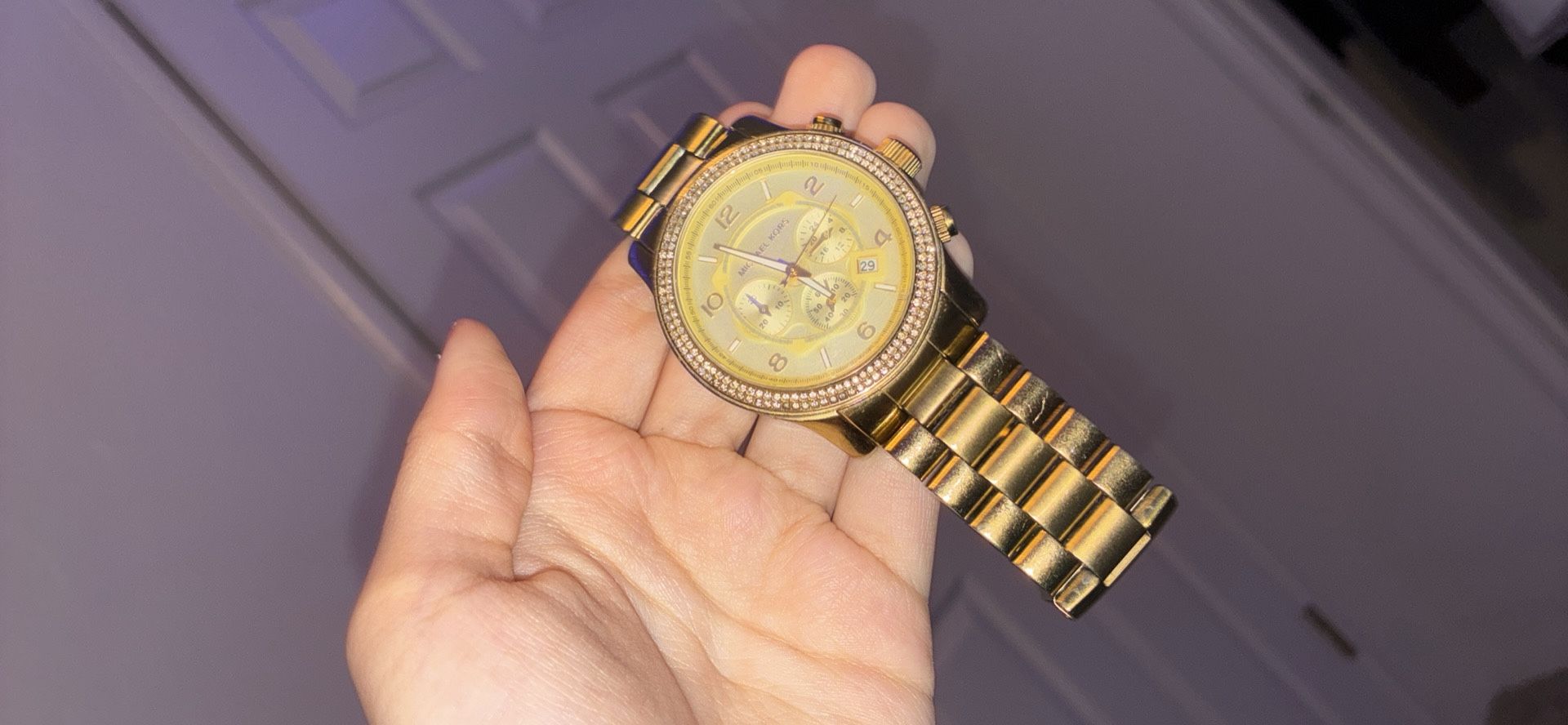 michael kors watch real gold (pay me with cashapp!)