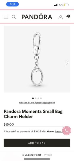 Pandora Moments Small Bag Charm Holder
