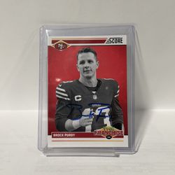Brock Purdy Autograph Card