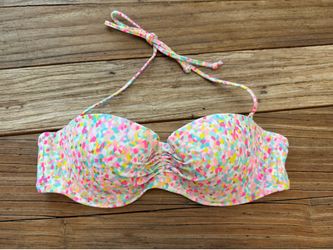Victoria’s Secret swim bandeau bikini top 34B