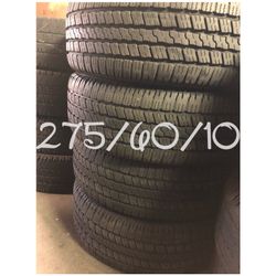 Used tires for sale 275/60/20 $300 all four free installation and balancing