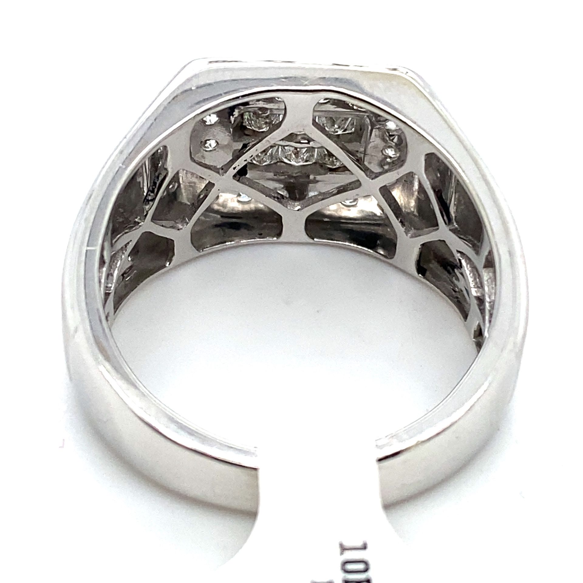 10l White Gold Mens Diamond Ring .75ctw Size 10 125473 11