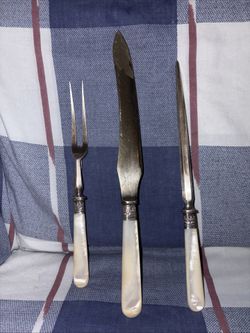Mother Of Pearl Handled Vintage Utensil Set