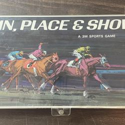 1966 Vintage Horse Race Derby Board Game Complete Looks Unused