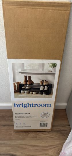 Brightroom Stackable Shelf – Black