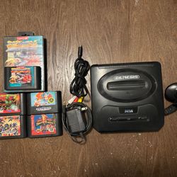 Sega Genesis W/ 5 Games