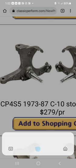 CPP Stock Height Spindles. 73-87