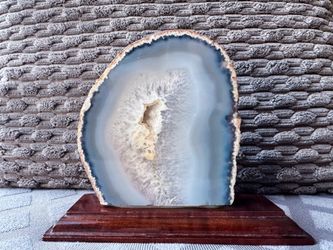 Natural Brazilian agate geode